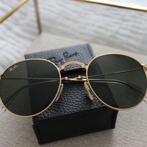 Ray-Ban RB353 Folding Round Sunglasses *NEVER WORN